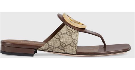 gucci blondie thong sandal|authentic gucci thong sandals.